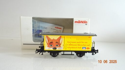 Märklin H0 gedeckter Werbewagen Schwäbisch Hall in OVP PR8315