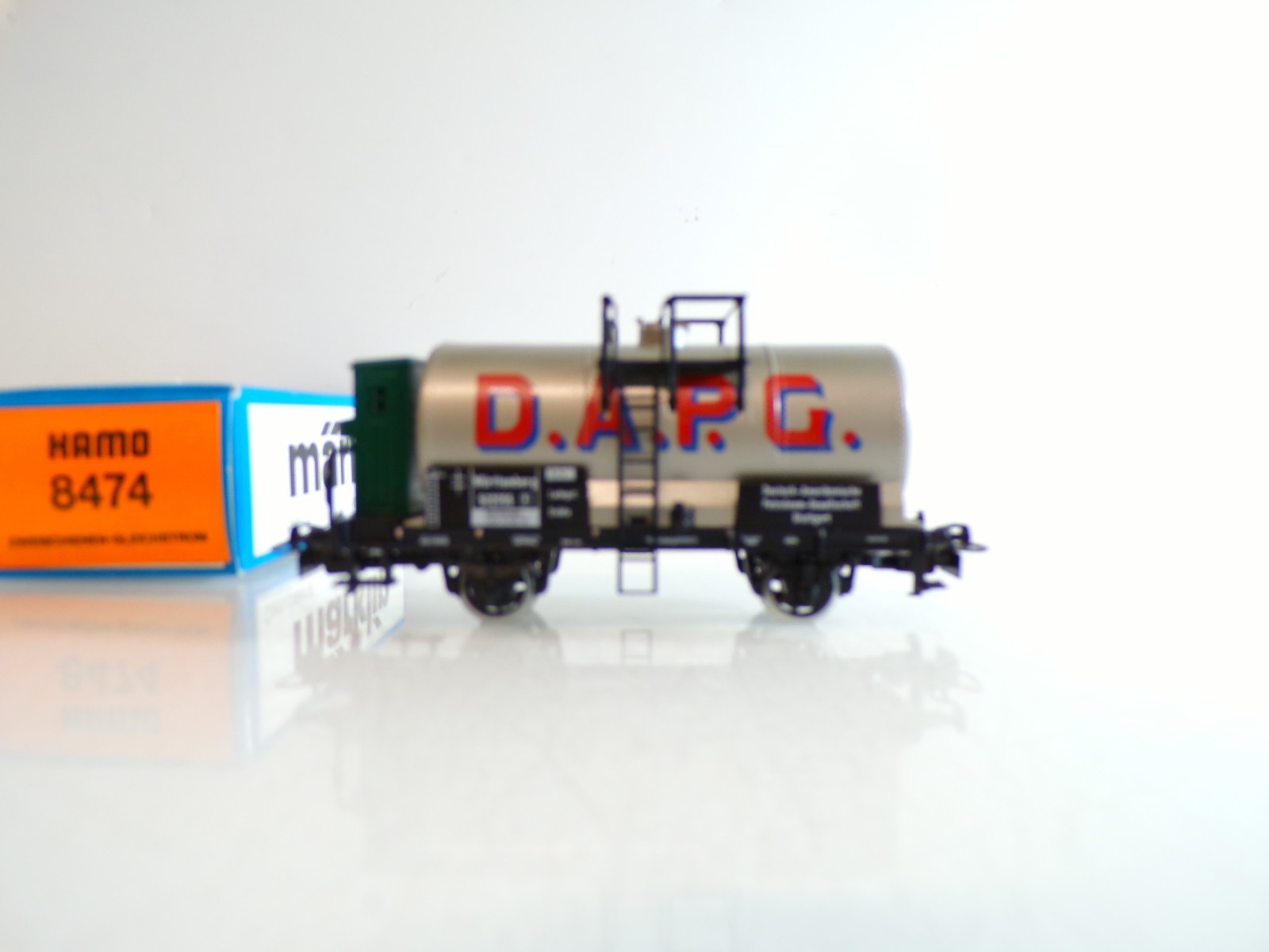 Märklin Hamo H0 8474 Kesselwagen D.A.P.G. Württemberg in OVP BH1148 – Bild 3
