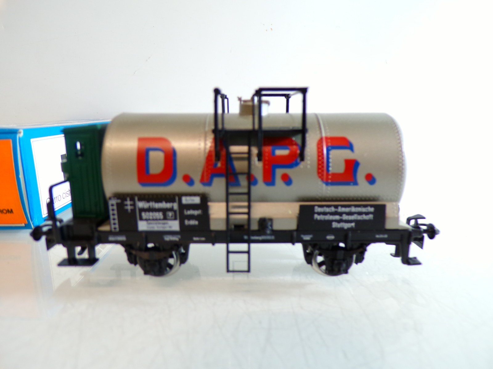 Märklin Hamo H0 8474 Kesselwagen D.A.P.G. Württemberg in OVP BH1148 – Bild 4