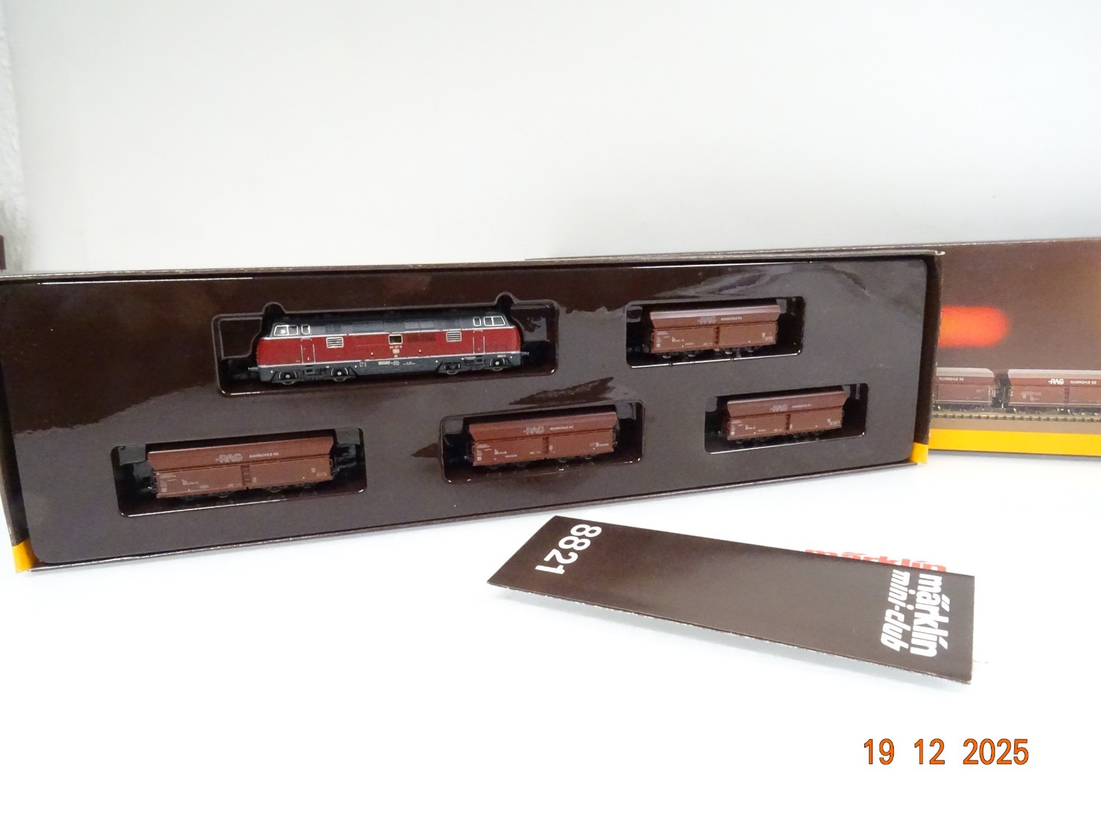 Märklin Mini-Club Z 8137 Güterzug 5tlg. der RAG Ruhrkohle AG in OVP JL5243