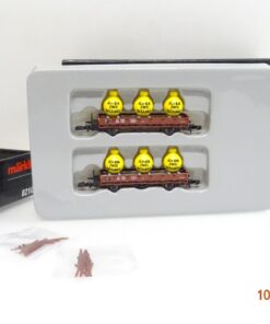 Märklin Mini-Club Z 82100 Rungenwagen-Set 2tlg. neuwertig in OVP JL4326