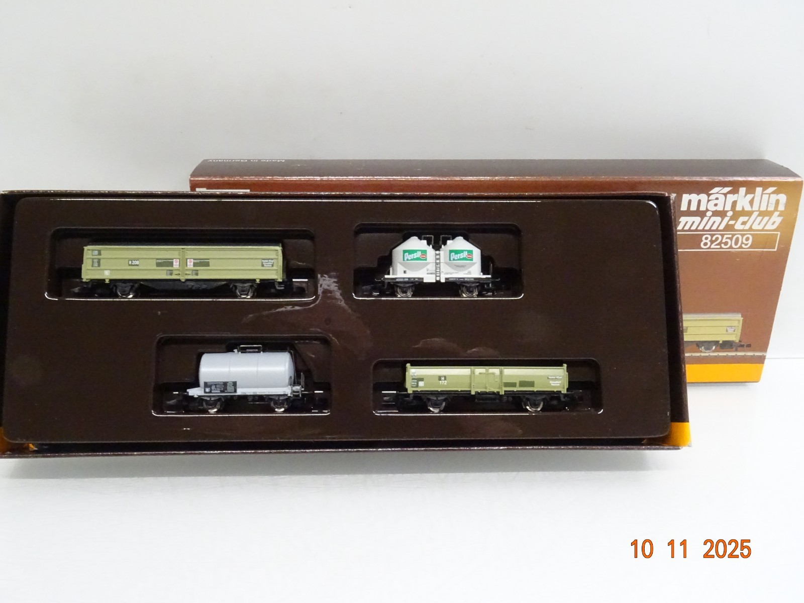 Märklin Mini-Club Z 82509 Güterwagen-Set 4tlg. Henkel neuwertig in OVP JL4351