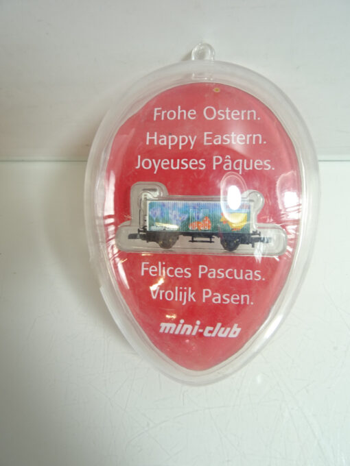 Märklin Mini-Club Z Güterwagen Frohe Ostern in OVP AR8218
