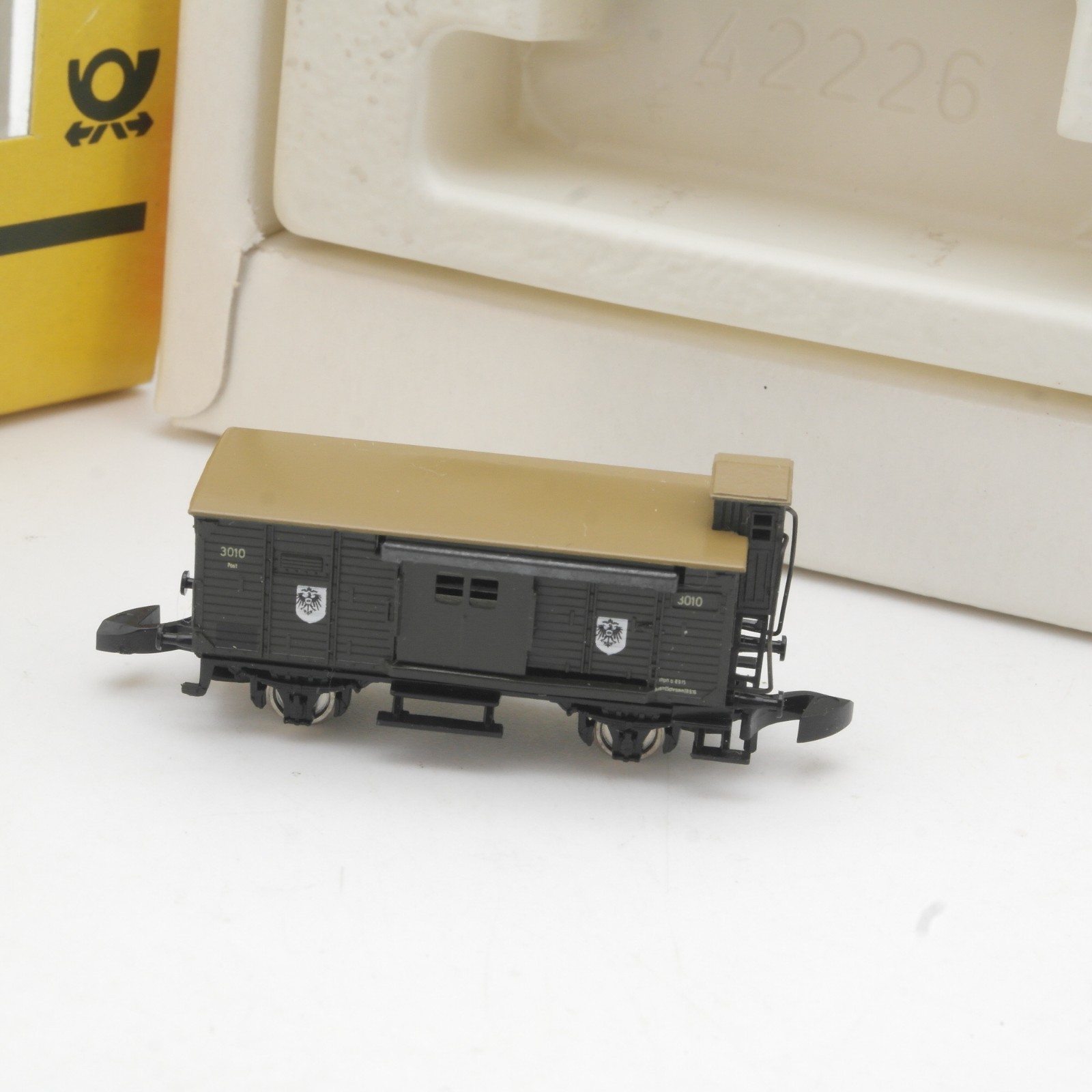 Märklin Z 64-01 Postwagen mit Bremserhaus in OVP RR5314 – Bild 4