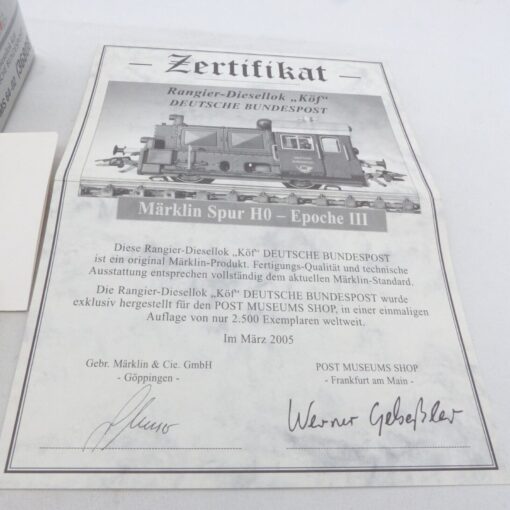 Märklin digital H0 PMS 64-02 (36808) Leerkarton Original-Verpackung EX5583 – Bild 4