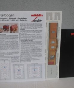 Märklin insider H0 Bastelbogen Güterschuppen+Werkstatt+Gerätelager m.OVP  WZ2190