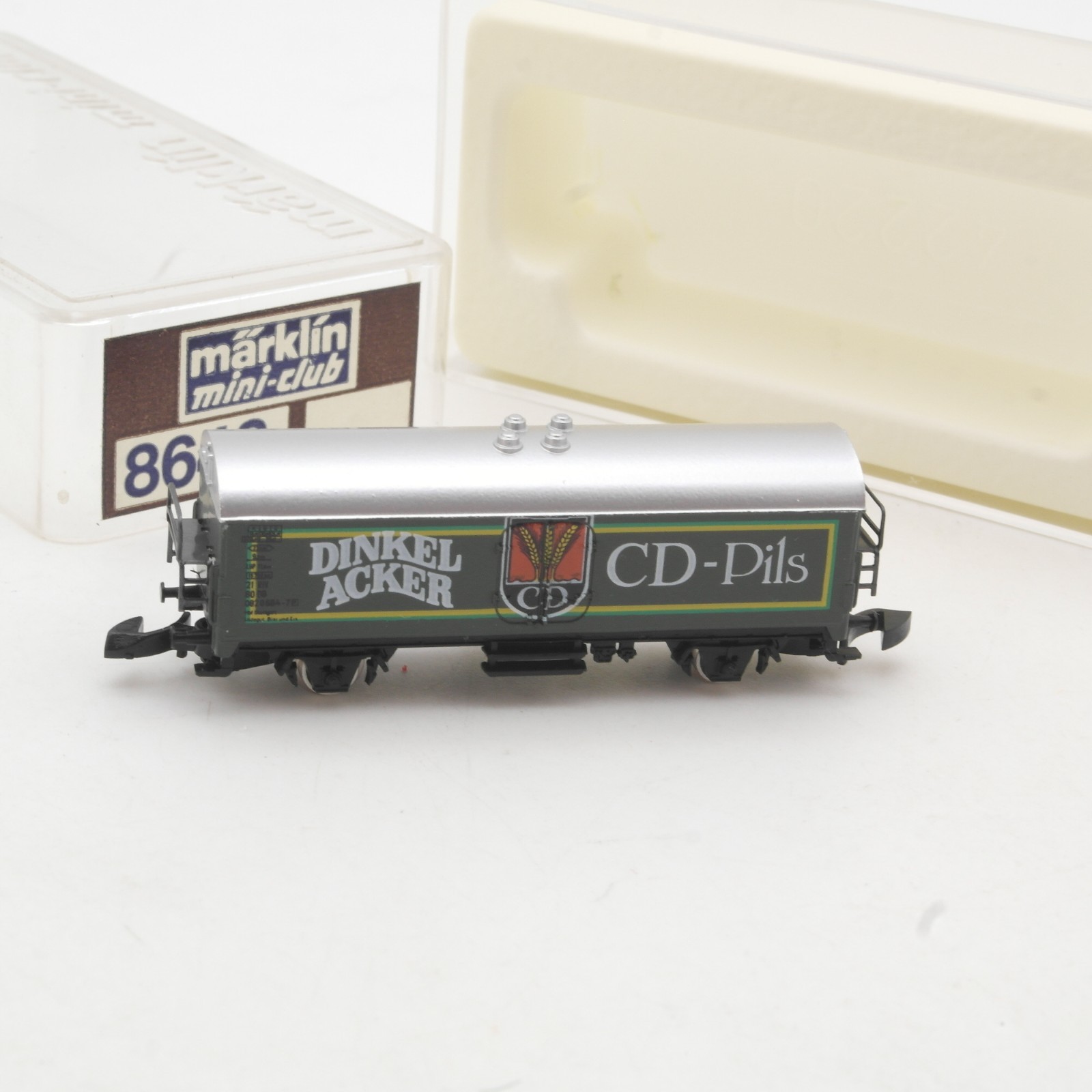 Märklin mini-club Z 8648 Kühlwagen Dinkel Acker CD-Pils in OVP RR5460 – Bild 3