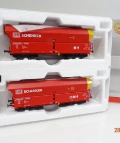 Mehano H0 58869 Selbstentladewagen-Set 2tlg. FALNS 121 DB Schenker in OVP JL307