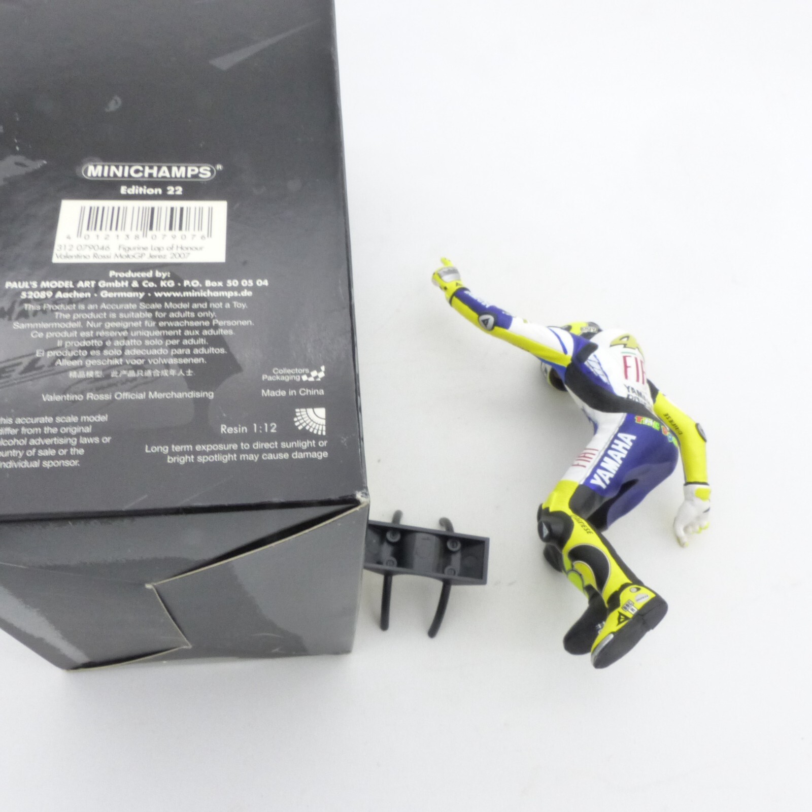 Minichamps 1:12 Nr.: 312079046 Valentino Rossi MotoGP Jerez 2007, in OVP EX981 – Bild 4
