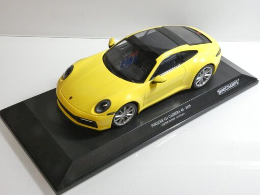 Minichamps 1:18 155067320 Porsche 911 Carrera 4S gelb EX202 o. – Bild 3