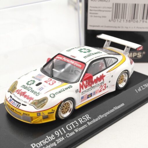 Minichamps 1:43 400 046423 Porsche 911 GT3 RSR #23 2004 in OVP RF1080