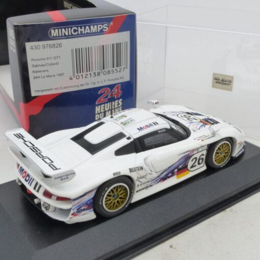 Minichamps 1:43 430976826 Porsche 911 GT1 24H Le Mans 1997 #26 in OVP EX7730 – Bild 3