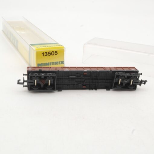 Minitrix N 13505 Hochbordwagen der DB in OVP RR3532 – Bild 4