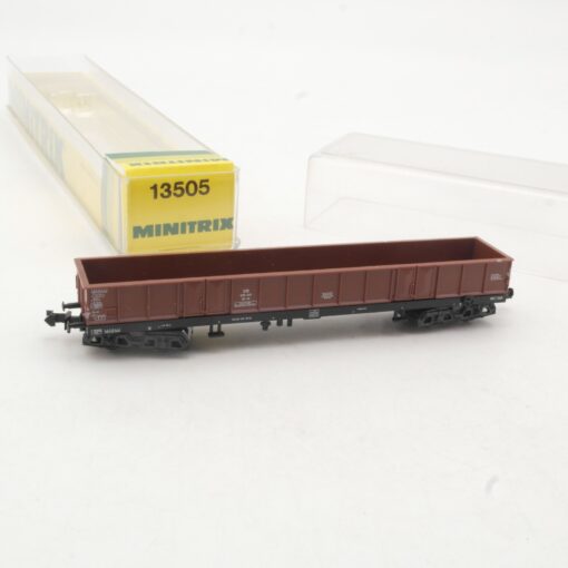 Minitrix N 13505 Hochbordwagen der DB in OVP RR3532