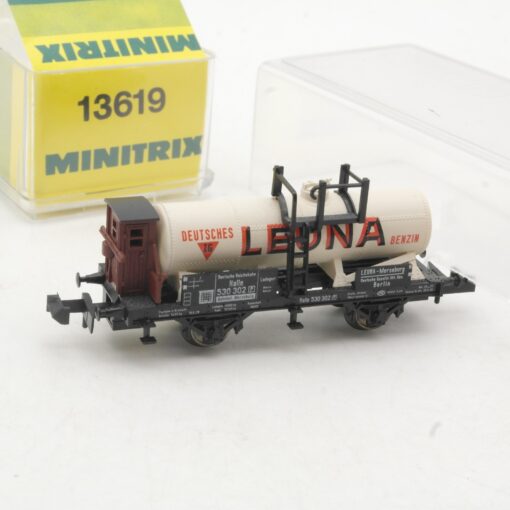 Minitrix N 13619 Kesselwagen m. Brhs. Leuna der DRG in OVP RR3572