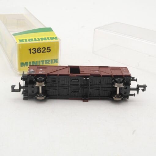 Minitrix N 13625 gedeckter Güterwagen der DB in OVP RR3539 – Bild 4
