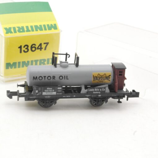 Minitrix N 13647 Kesselwagen Valvoline Motor Oil der K.P.E.V. in OVP RR3541 – Bild 3