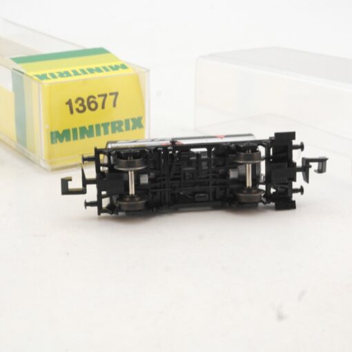 Minitrix N 13677 Kesselwagen DEA der DB in OVP QR3335 – Bild 4
