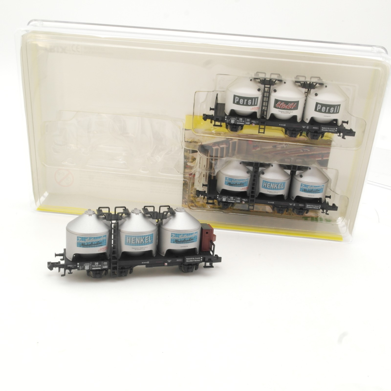 Minitrix N 15190 Set Silowagen Henkel der DB in OVP RR5307 – Bild 5