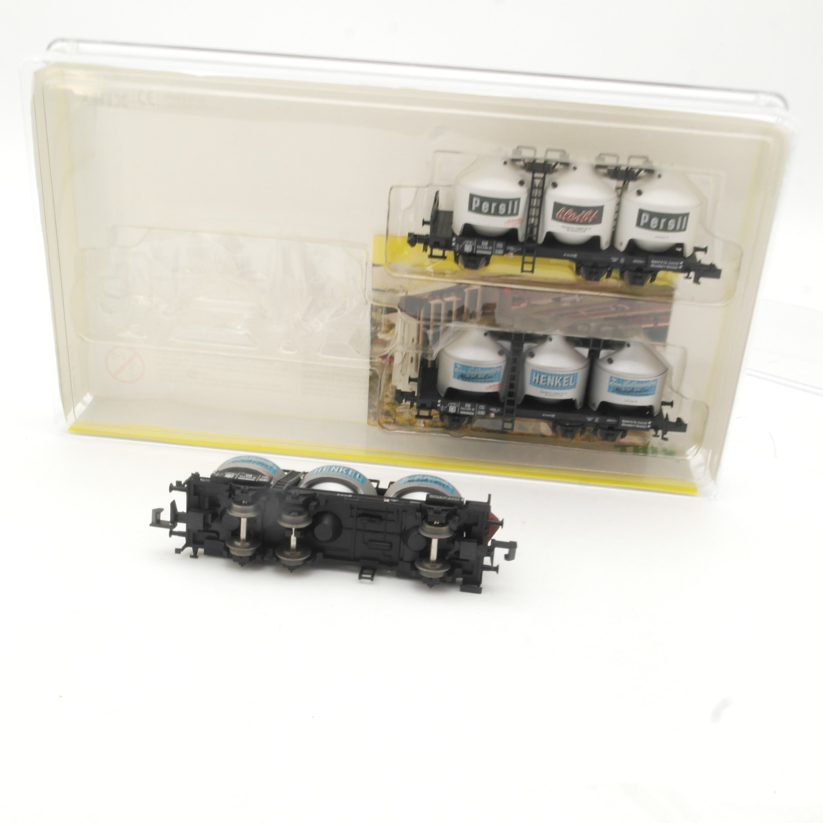 Minitrix N 15190 Set Silowagen Henkel der DB in OVP RR5307 – Bild 6