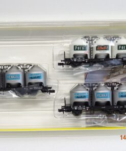Minitrix N 15190 Silowagen-Set 3tlg. Henkel der DB in OVP JL632