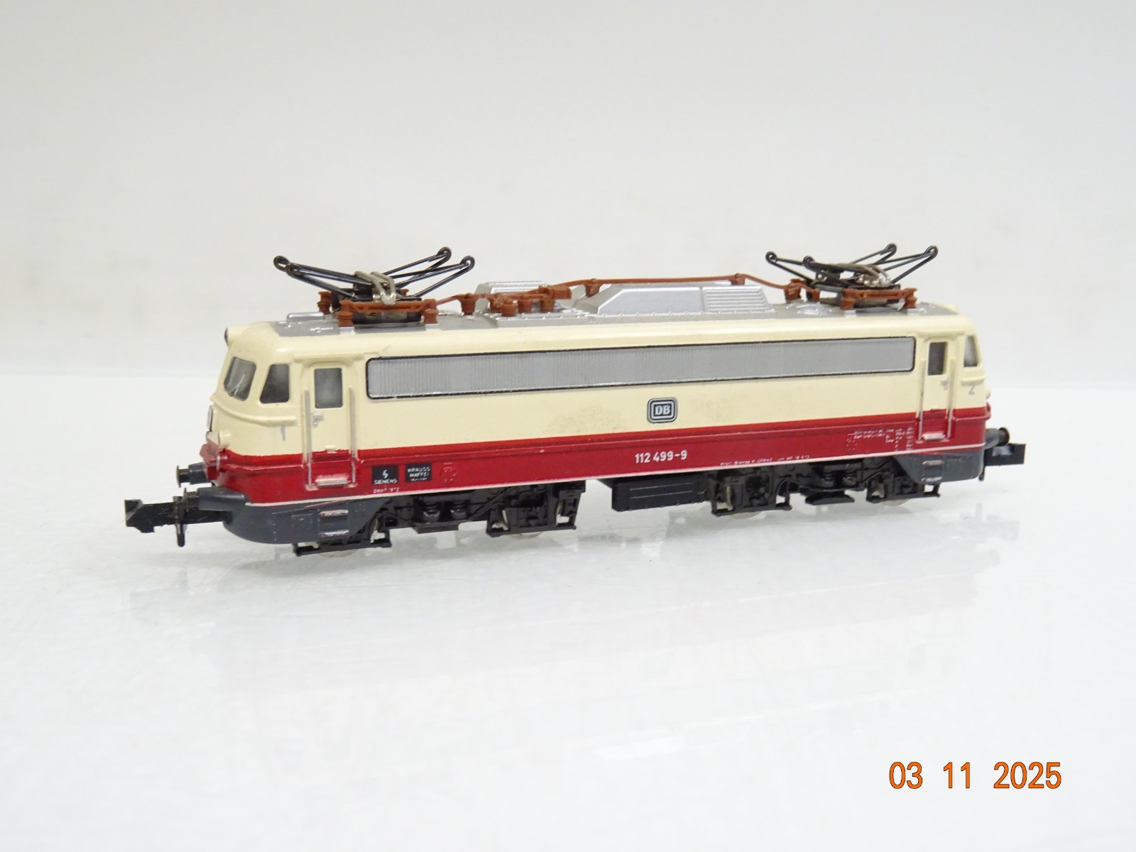 Minitrix N 2155 E-Lok BR 112 499-9 der DB EMS in OVP JL4091 – Bild 3