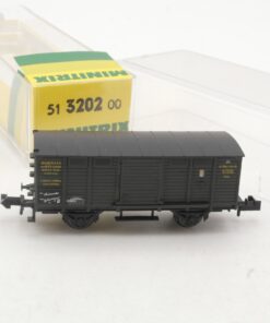 Minitrix N 51 3202 00 gedeckter Güterwagen der K.Bay.Sts.B in OVP RR2987