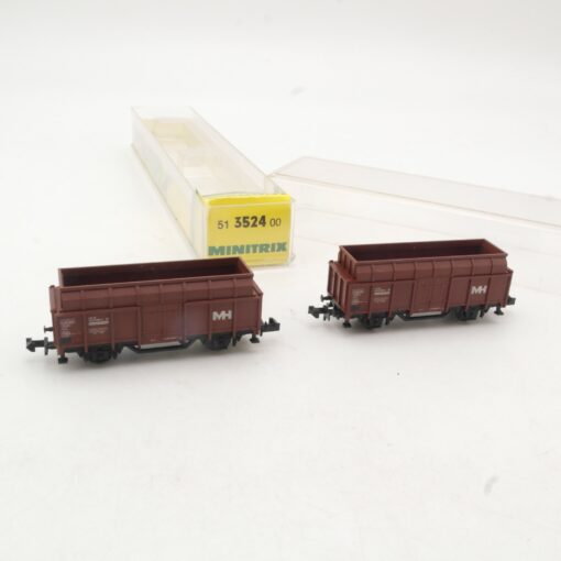 Minitrix N 51 3524 00 Set Kokswagen der DB 2 Stück in OVP RR3912