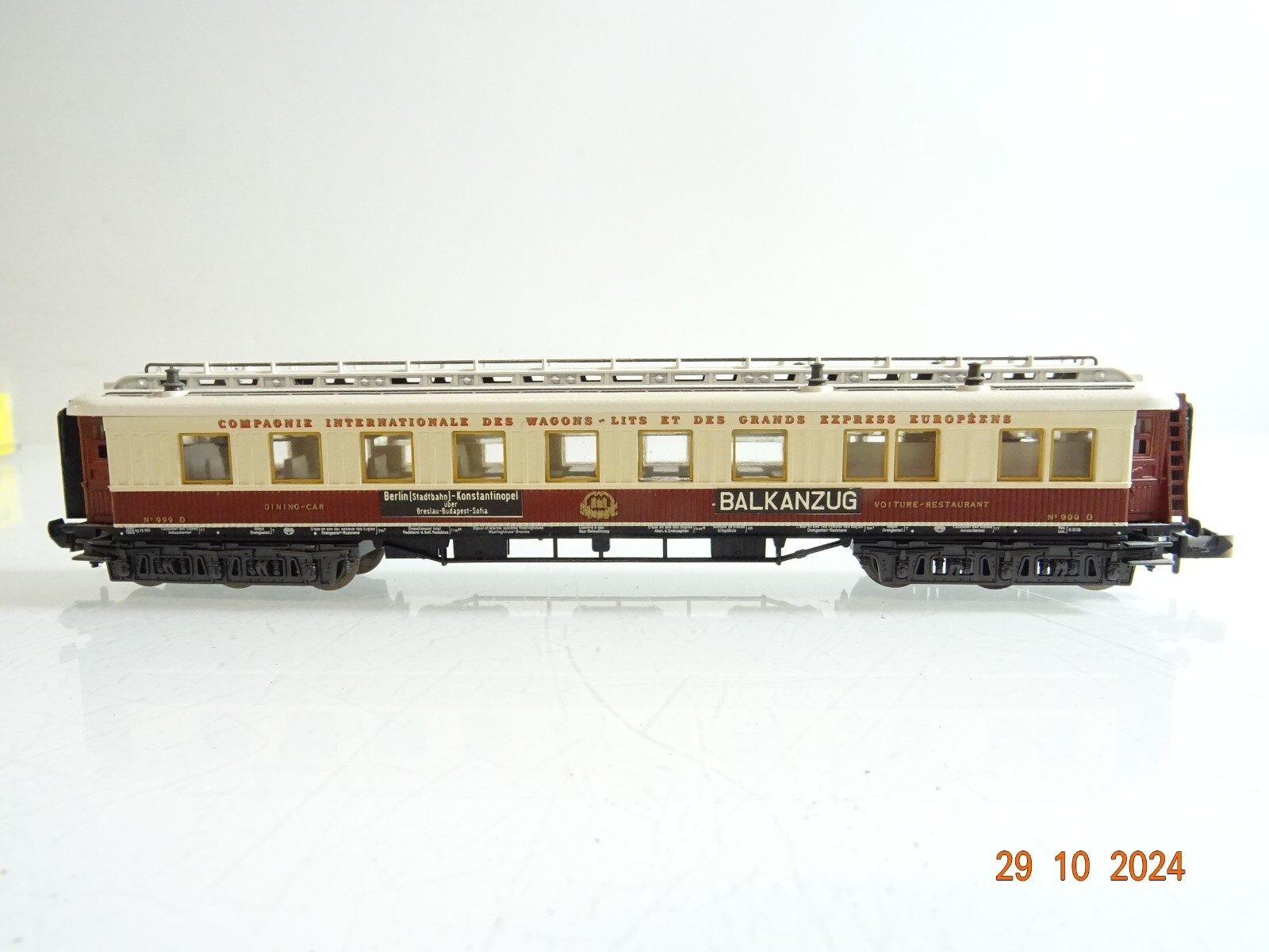 Minitrix N 51317900 Speisewagen Balkanzug in OVP PR3608 – Bild 3