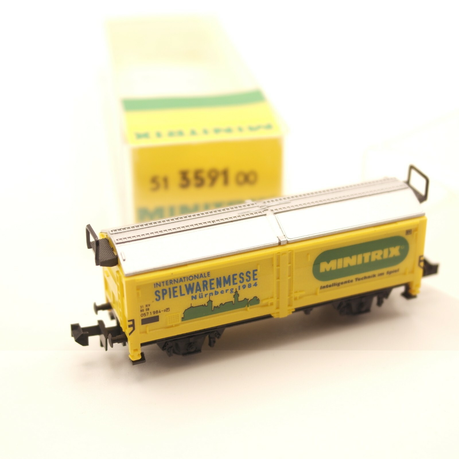 Minitrix N Güterwagen "Messe 1984" der DB in EVP ER4694