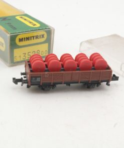 Minitrix N offener Güterwagen mit Ladung in EVP RR4410