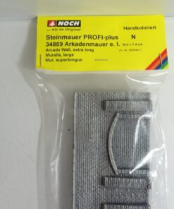 NOCH Spur N 34859 Steinmauer Arkadenmauer siehe Foto in OVP CK7705