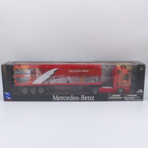 New Ray 1:43 Werbemodell: MB Actros Sattelzug Mercedes Benz, in OVP EX2129 – Bild 4