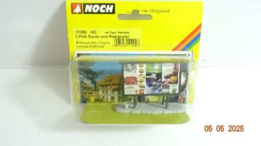 Noch H0 11290 Litfaß Säule und Plakattafel siehe Foto in OVP CK7952