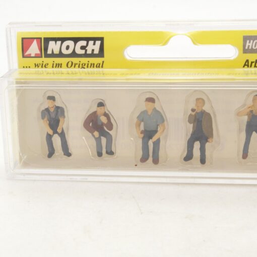 Noch H0 15278 Arbeiter sitzend 6 Figuren, neuwertig in OVP RG6499 – Bild 3