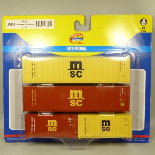 Noch Spur H0 1:87 27898 MSC Container Assortment 4er-Pack in OVP EX7068
