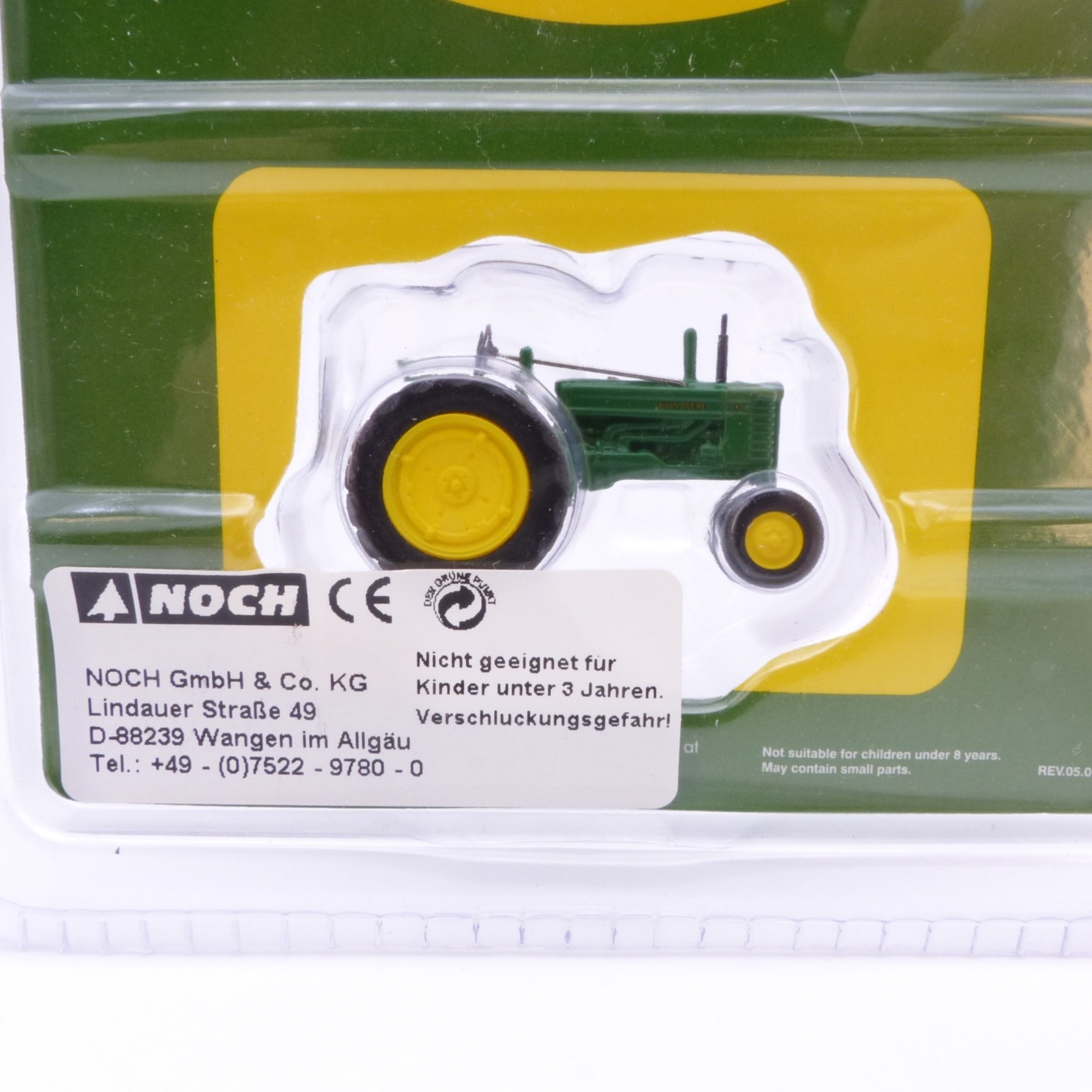 Noch Spur H0 1:87 7700 John Deere Model B Traktor in OVP EX8211 – Bild 3