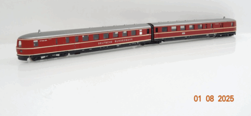 Piko H0 190/14/5/2 Dieseltriebwagen VT 04 501 der DB JL2054 o.