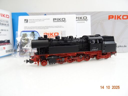 Piko H0 50632 Dampflok BR 83 1027-8 der DB Digital Sound in OVP JL3592