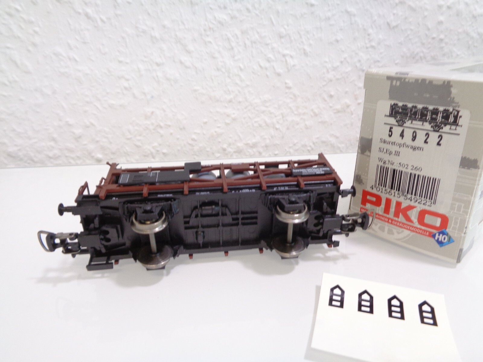 Piko H0 54922 Säuretopfwagen mit Brhs. der S.J. in OVP GS2954 – Bild 3