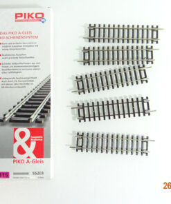 Piko H0 55203 A Gleis gerades Gleis 115mm 5Stück siehe Foto in OVP CK3169