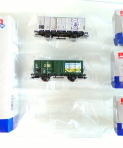 Piko H0 58398 gedeckter Güterwagen Set der DB in OVP BH1364