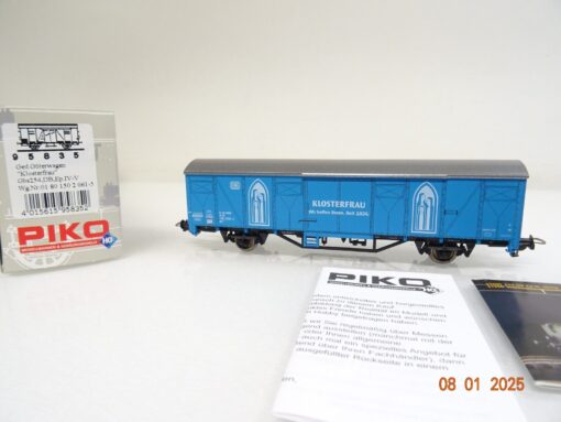 Piko H0 95835 gedeckter Güterwagen Klosterfrau der DB in OVP PR5161