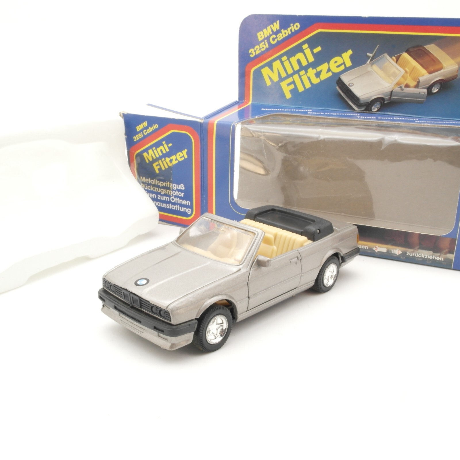 Playbear 1:43 BMW 325i Cabrio mit Rückzugsmotor in OVP QR7355