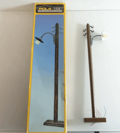 Pola Spur G 970 Holzmastlampe in OVP siehe Foto PK1687