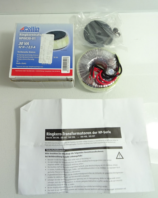 Pollin Electronic HP0030-01 Ringkerntrafo siehe Foto in OVP CK1743