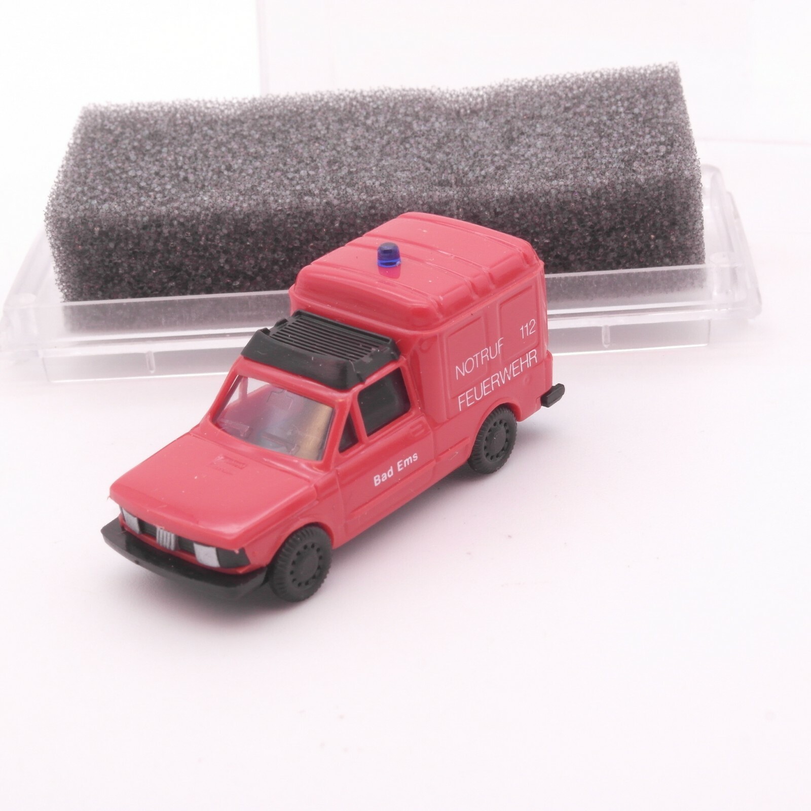 Praline 1:87 0131 Fiat Fiorino Feuerwehr Bad Ems in OVP RT3744