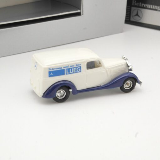 Praline 1:87 Lueg mit Mercedes Benz 75 Jahre Partner in OVP QR5622 – Bild 4