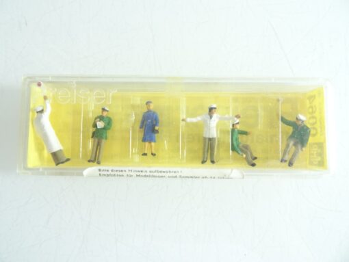 Preiser H0 0064 Figuren Set Polizei im Einsatz in OVP RR1471