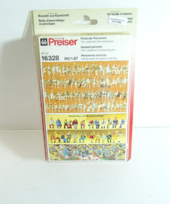 Preiser H0 16328 Sitzende Personen unbemalt in OVP CK2350